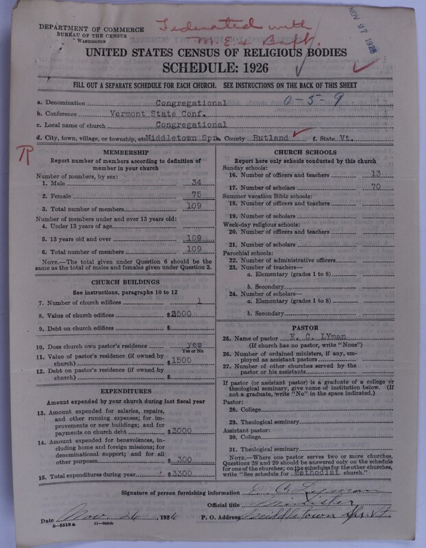 Scan of Federated Churches: 41