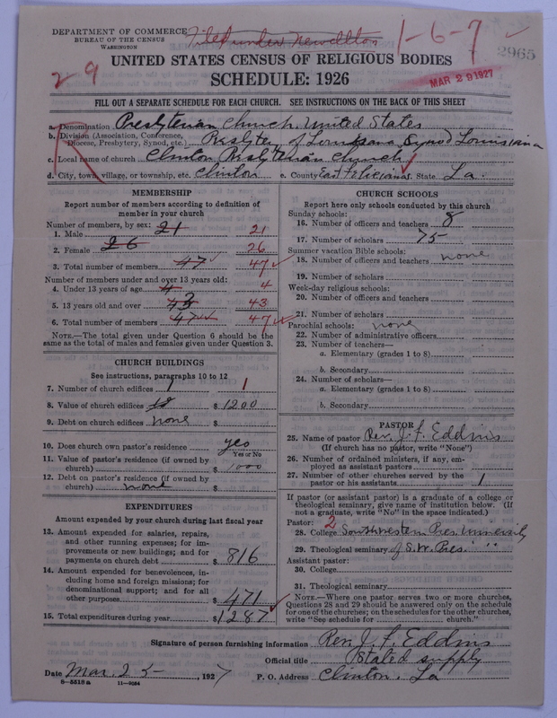 Scan of Presbyterian Church in the United States: 2965