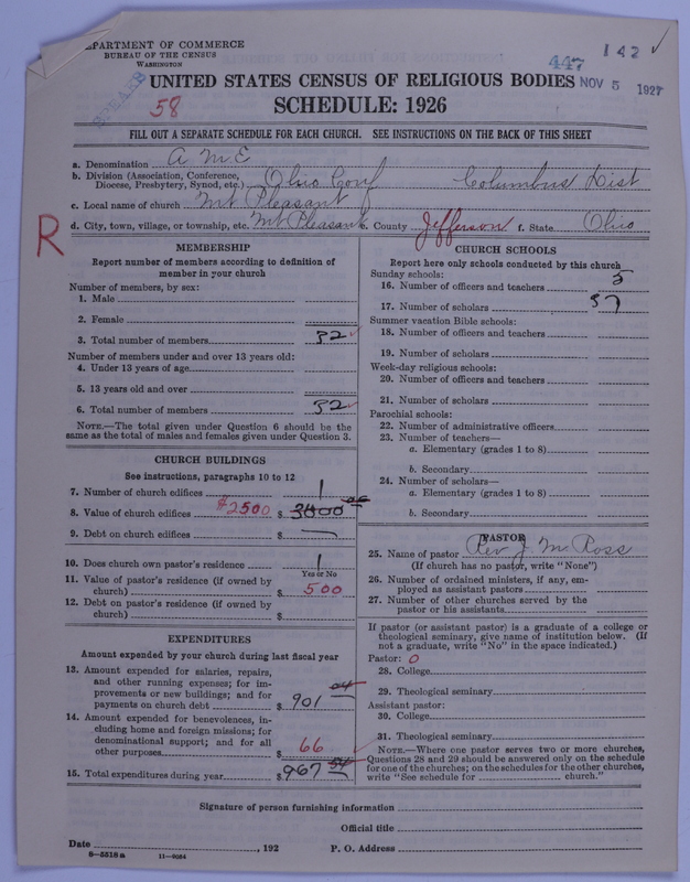 Scan of African Methodist Episcopal Church: 447