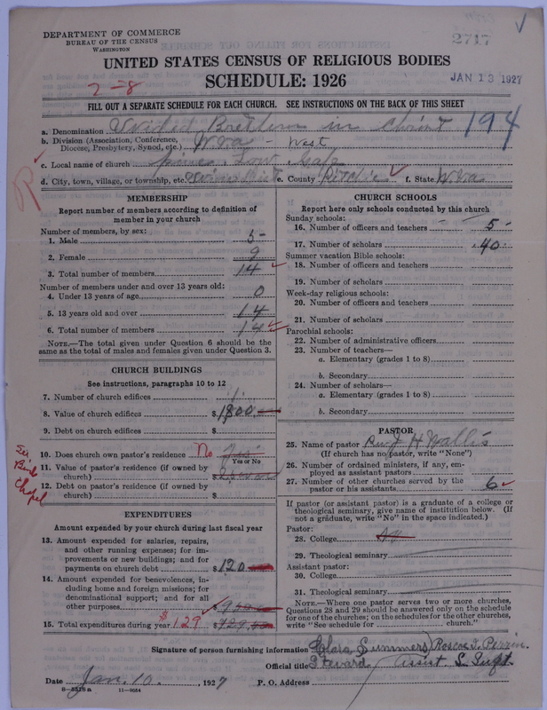 Scan of Church of the United Brethren in Christ: 2717