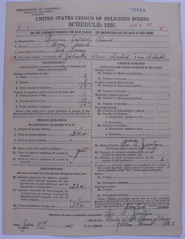 Scan of Roman Catholic Church: 10118