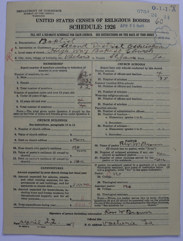 Scan of Negro Baptists: 6754