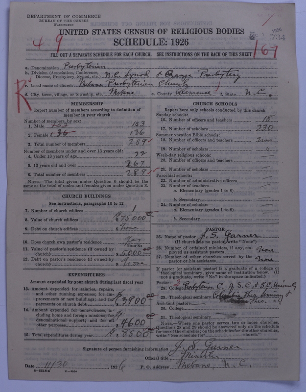 Scan of Presbyterian Church in the United States: 734