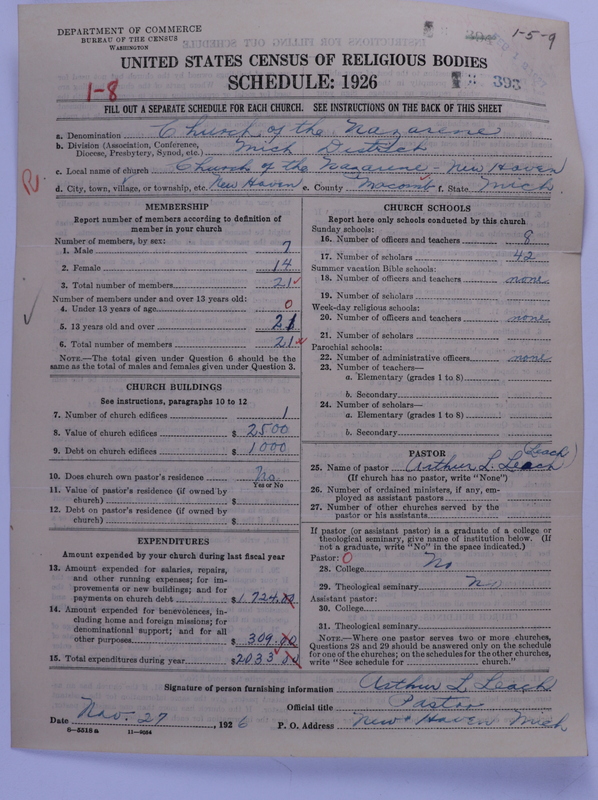 Scan of Church of the Nazarene: 393