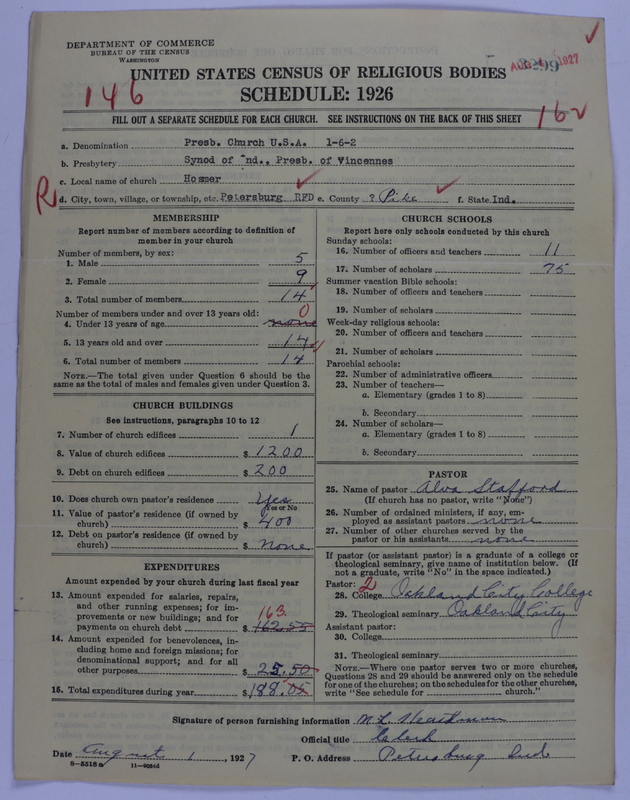 Scan of Presbyterian Church in the United States of America: 3299