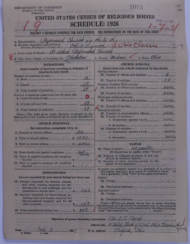 Scan of Reformed Church in the United States: 1075