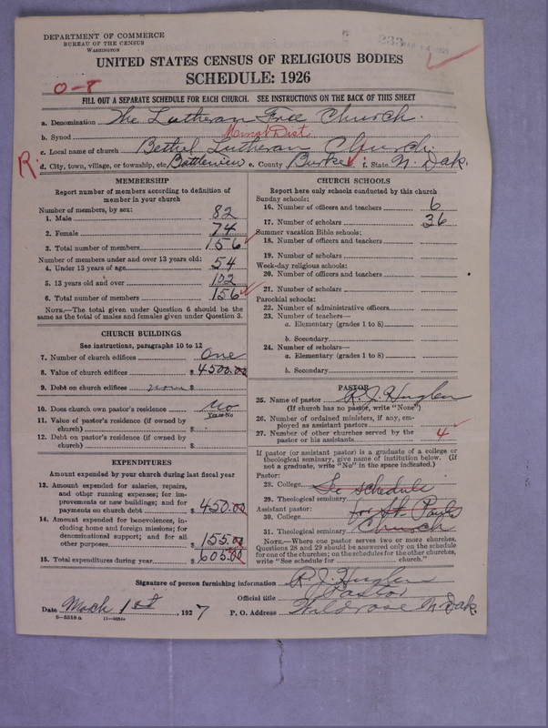 Scan of Lutheran Free Church: 233