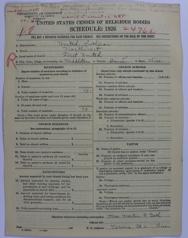 Scan of United Lutheran Church in America: 2476a