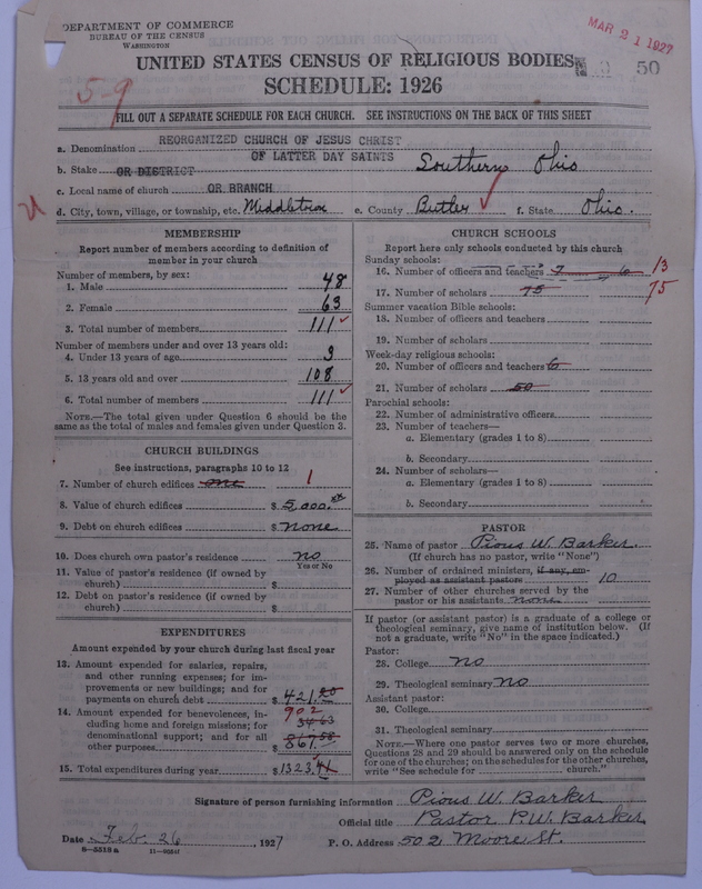 Scan of Reorganized Church of Jesus Christ of Latter Day Saints: 50