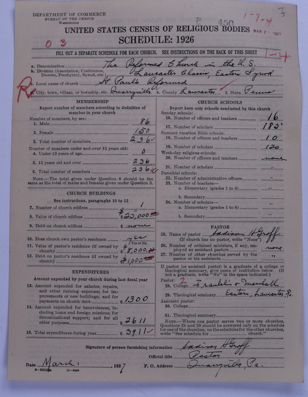 Scan of Reformed Church in the United States: 450