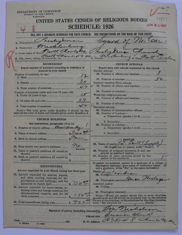 Scan of Presbyterian Church in the United States: 1077