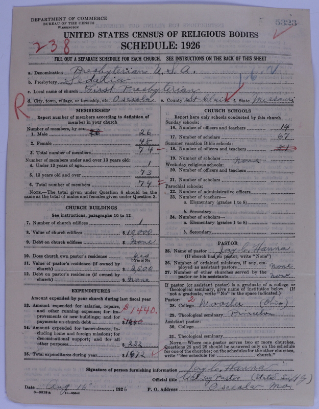Scan of Presbyterian Church in the United States of America: 5323