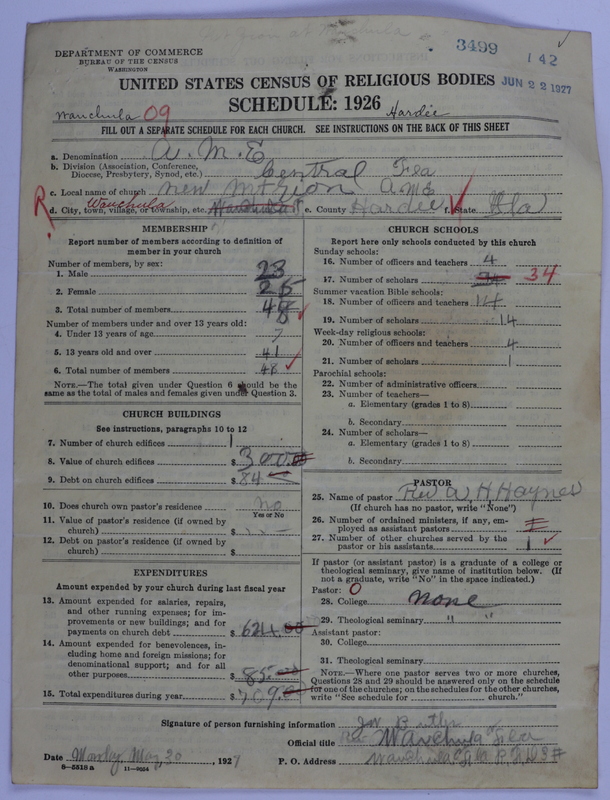 Scan of African Methodist Episcopal Church: 3499