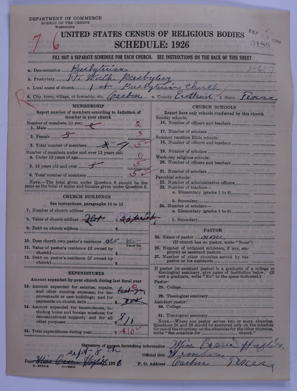 Scan of Presbyterian Church in the United States: 3186