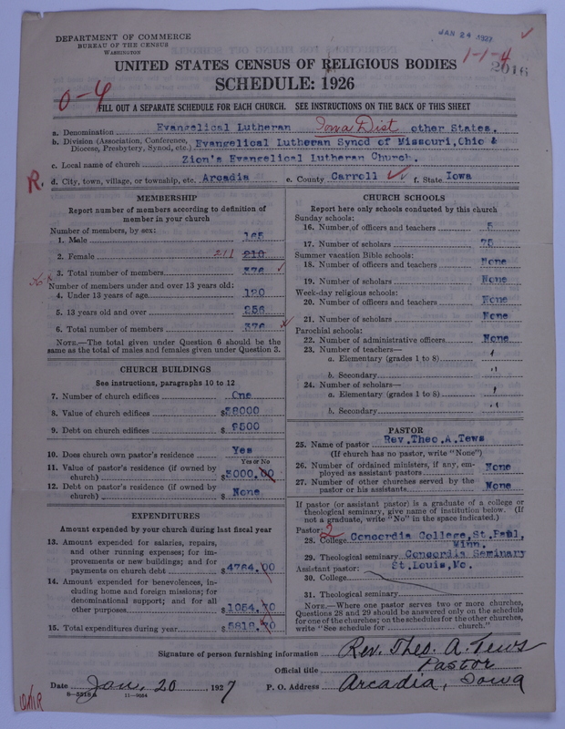 Scan of Evangelical Lutheran Synod of Missouri, Ohio, and other states: 2016