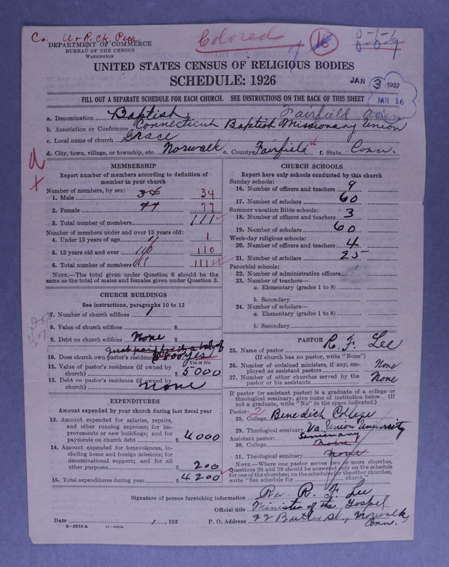 Scan of Negro Baptists: 7