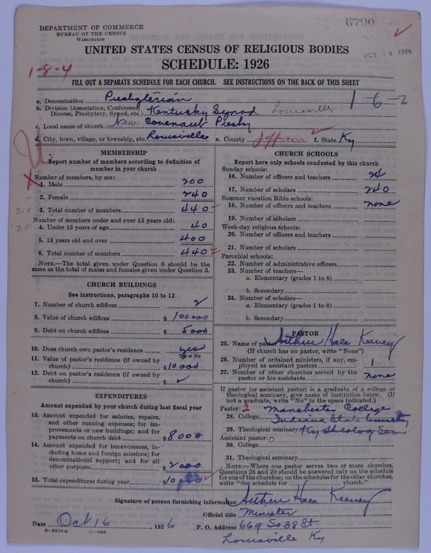 Scan of Presbyterian Church in the United States of America: 6790