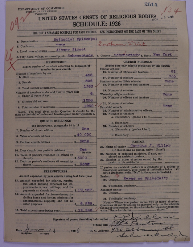 Scan of Methodist Episcopal Church: 2614