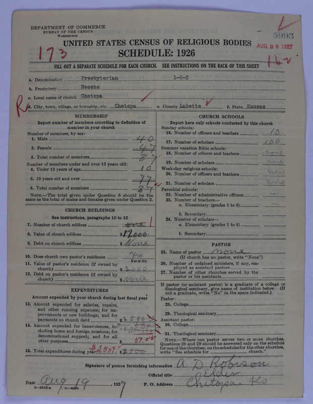 Scan of Presbyterian Church in the United States of America: 5993