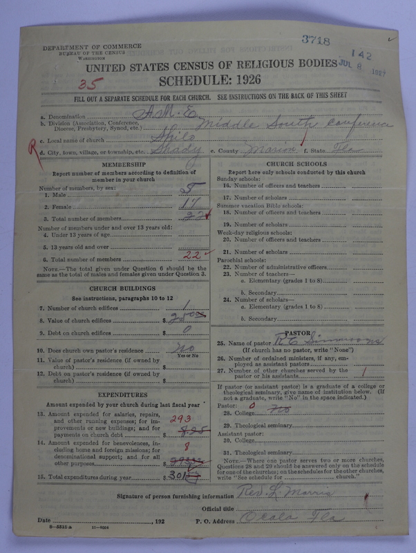 Scan of African Methodist Episcopal Church: 3718