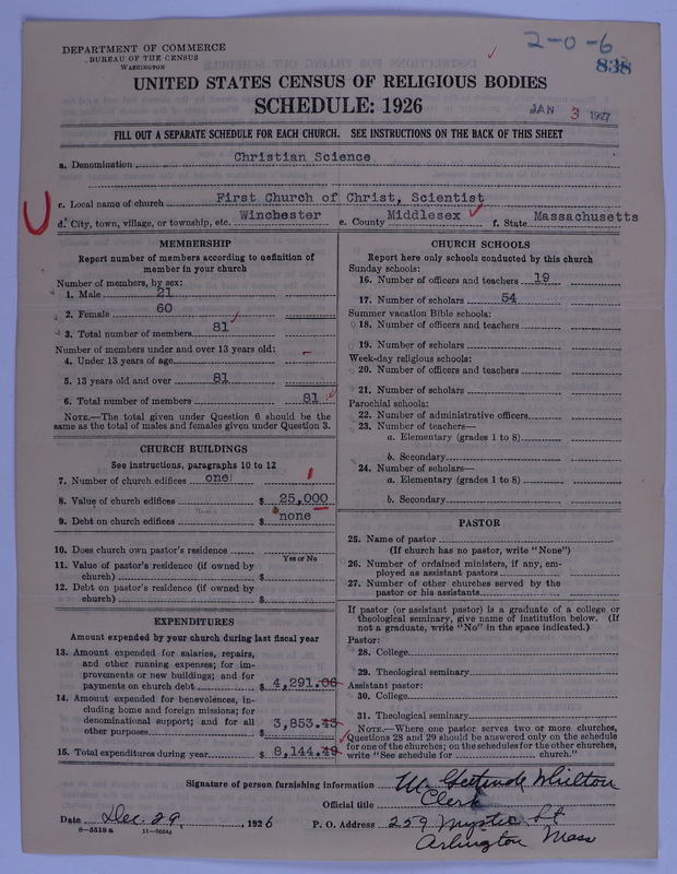 Scan of Church of Christ, Scientist: 838