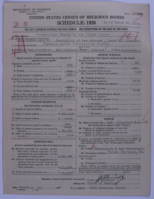 Scan of Presbyterian Church in the United States: 2993