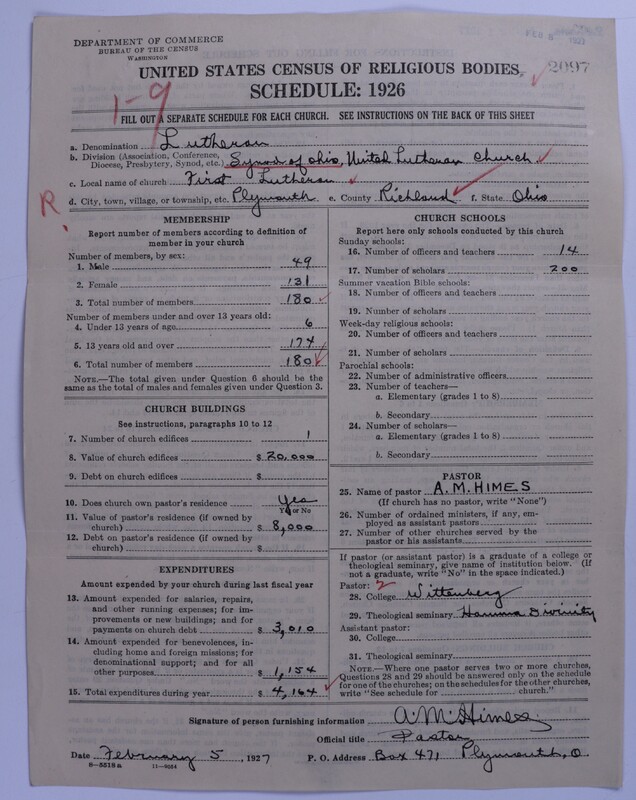 Scan of United Lutheran Church in America: 2097