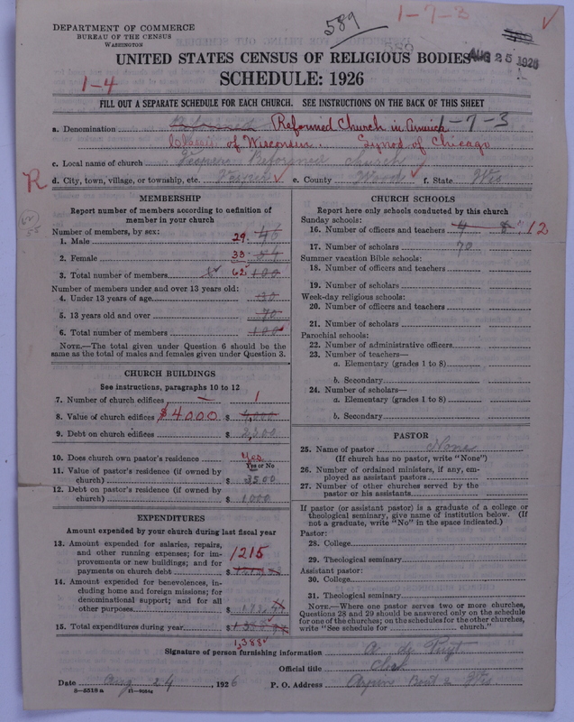 Scan of Reformed Church in America: 589