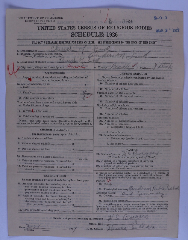 Scan of Church of God (Headquarters, Anderson, Ind.): 389