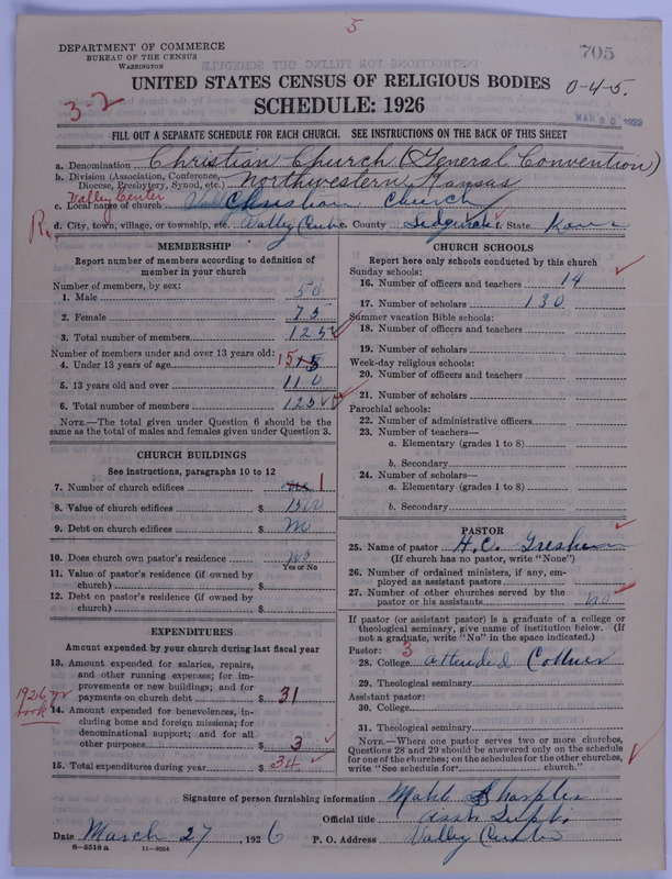 Scan of Christian Church (General Convention of the Christian Church): 705