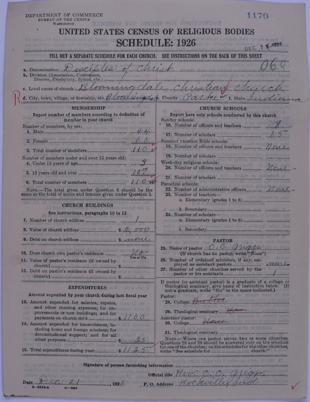 Scan of Disciples of Christ: 1170