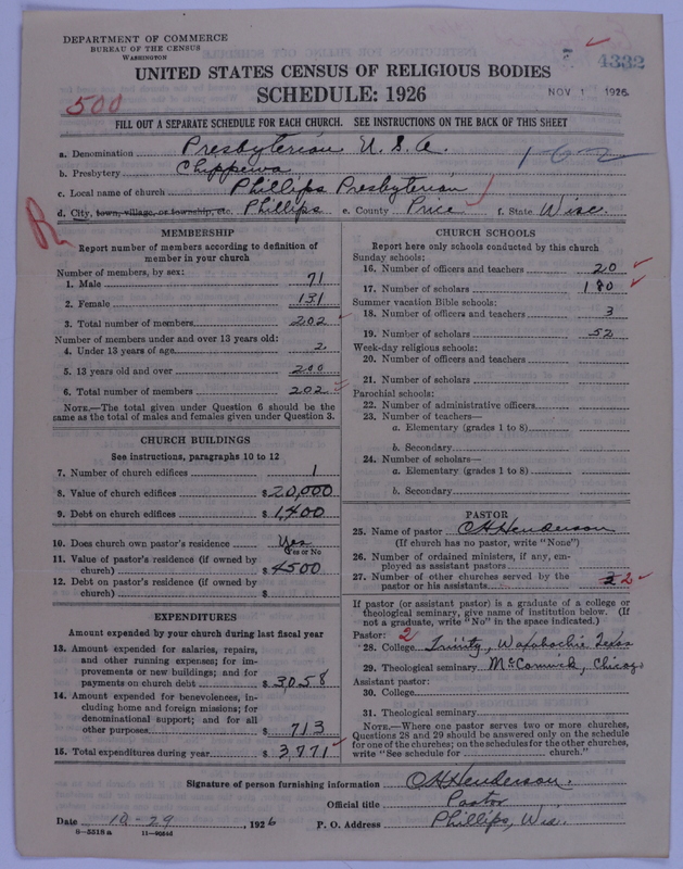 Scan of Presbyterian Church in the United States of America: 4332
