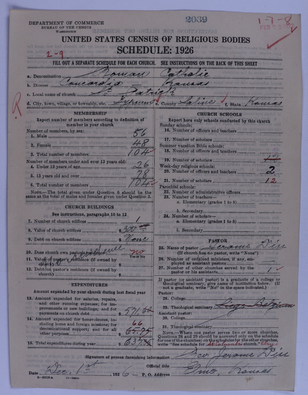 Scan of Roman Catholic Church: 2039