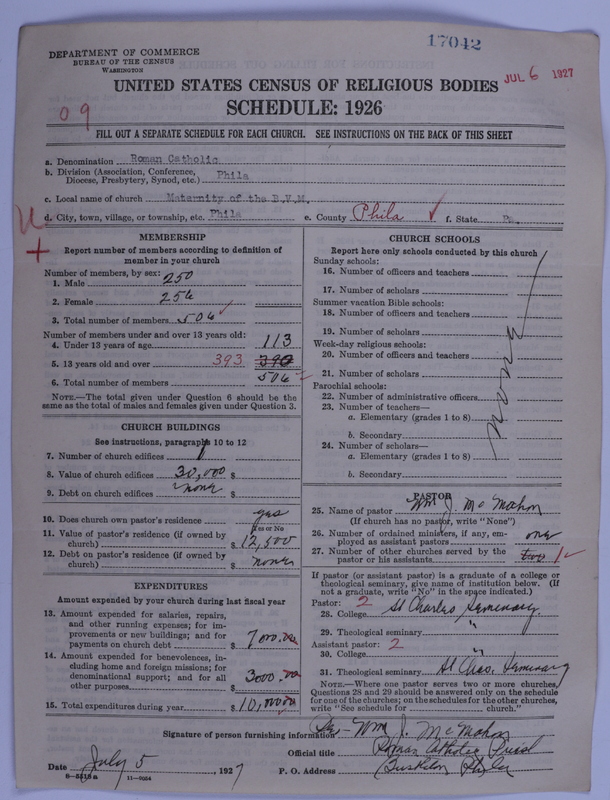 Scan of Roman Catholic Church: 17042