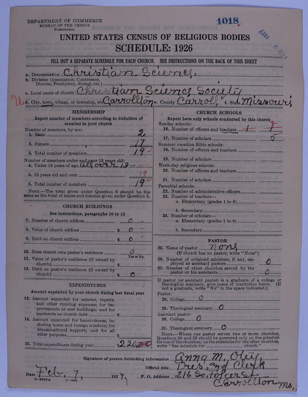 Scan of Church of Christ, Scientist: 1018