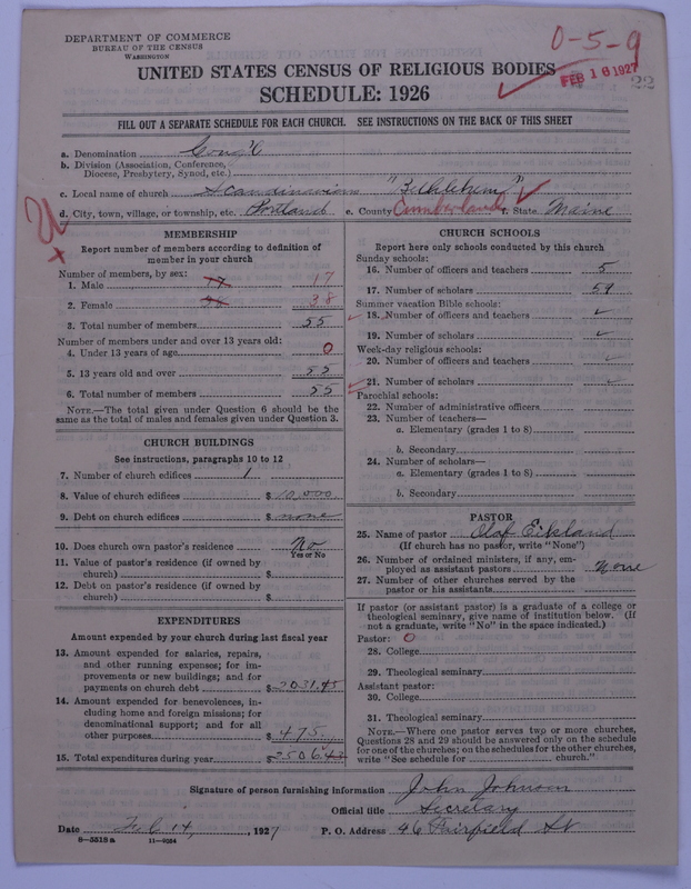 Scan of Congregational Churches: 22
