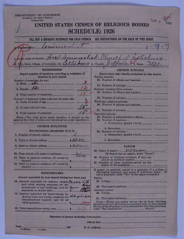 Scan of Universalist Church: 237