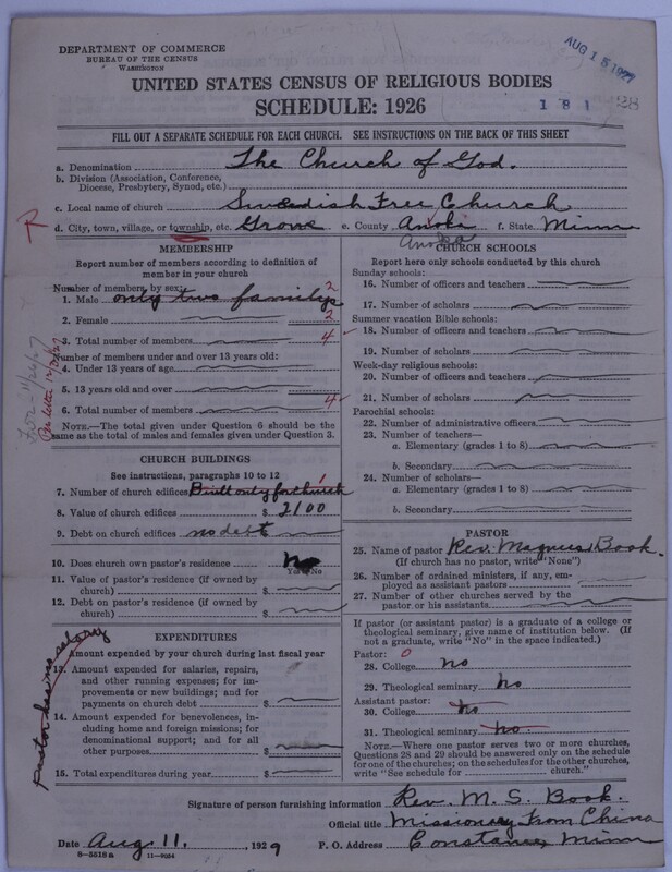 Scan of Swedish Evangelical Free Church of the United States of America: 28