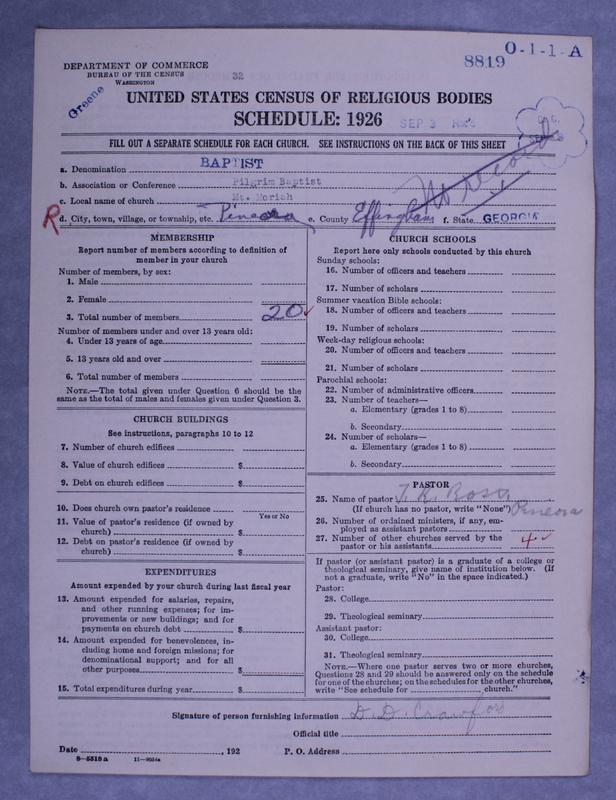 Scan of Negro Baptists: 8819