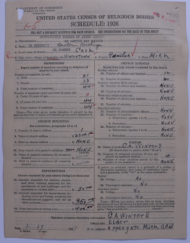 Scan of Reorganized Church of Jesus Christ of Latter Day Saints: 195