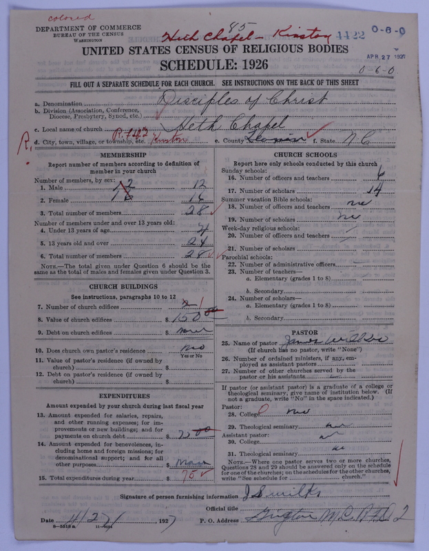 Scan of Disciples of Christ: 4422