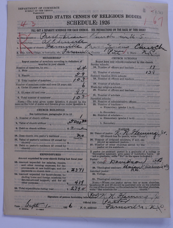 Scan of Presbyterian Church in the United States: 1150
