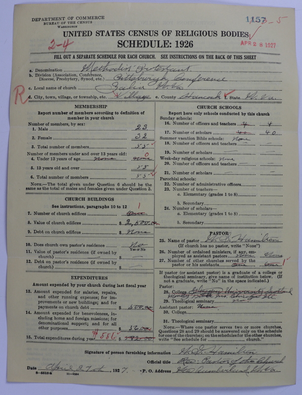 Scan of Methodist Protestant Church: 1157