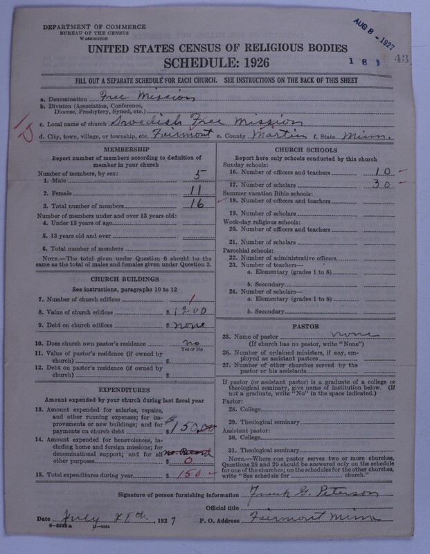 Scan of Swedish Evangelical Free Church of the United States of America: 43