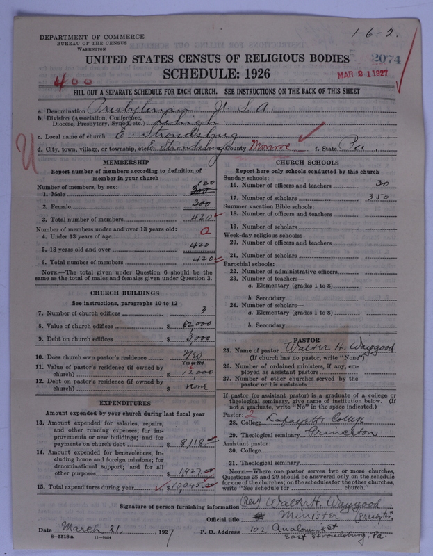 Scan of Presbyterian Church in the United States of America: 2074