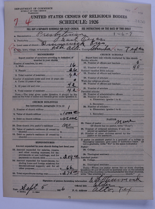 Scan of Presbyterian Church in the United States: 3150