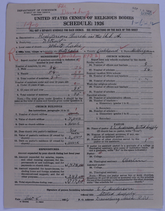 Scan of Presbyterian Church in the United States of America: 4086