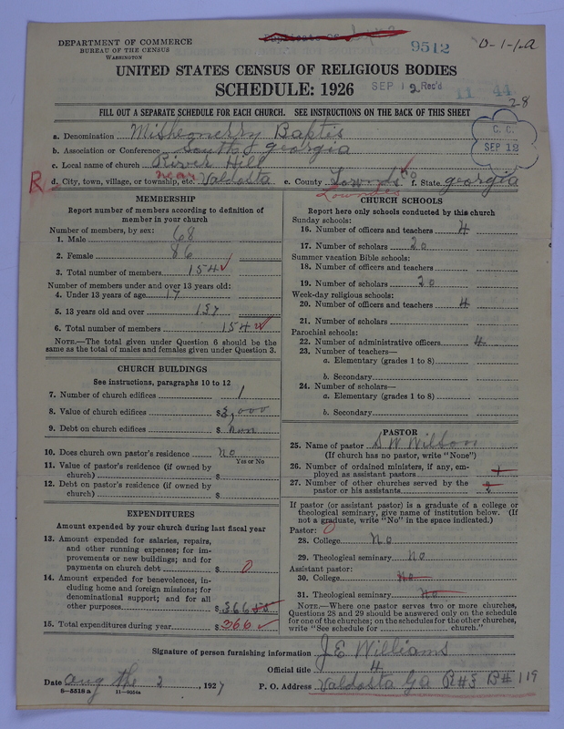 Scan of Negro Baptists: 9512