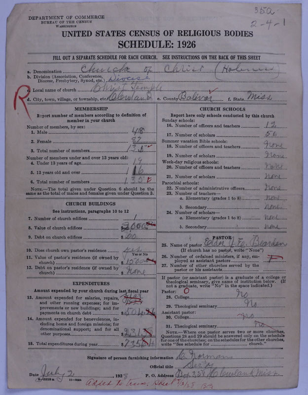 Scan of Church of Christ (Holiness) U.S.A.: 35a