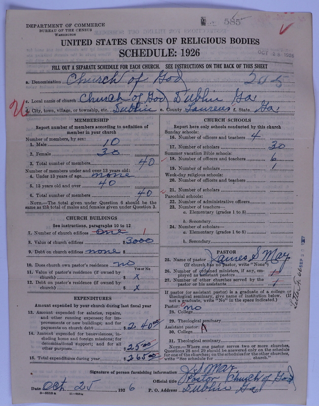 Scan of Church of God (Headquarters, Anderson, Ind.): 585